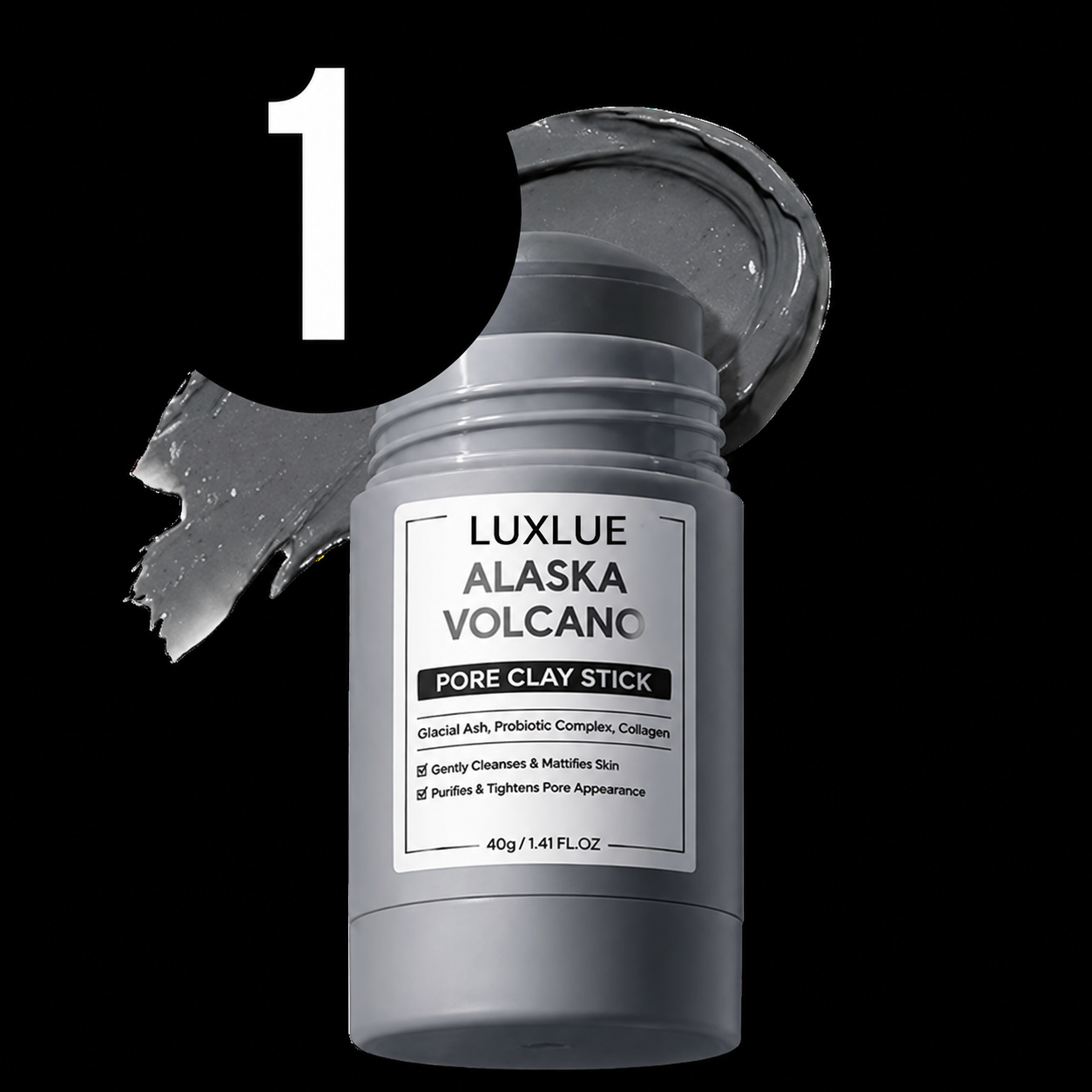 Luxlue Alaska Volcano Deep Cleansing Clay Mask
