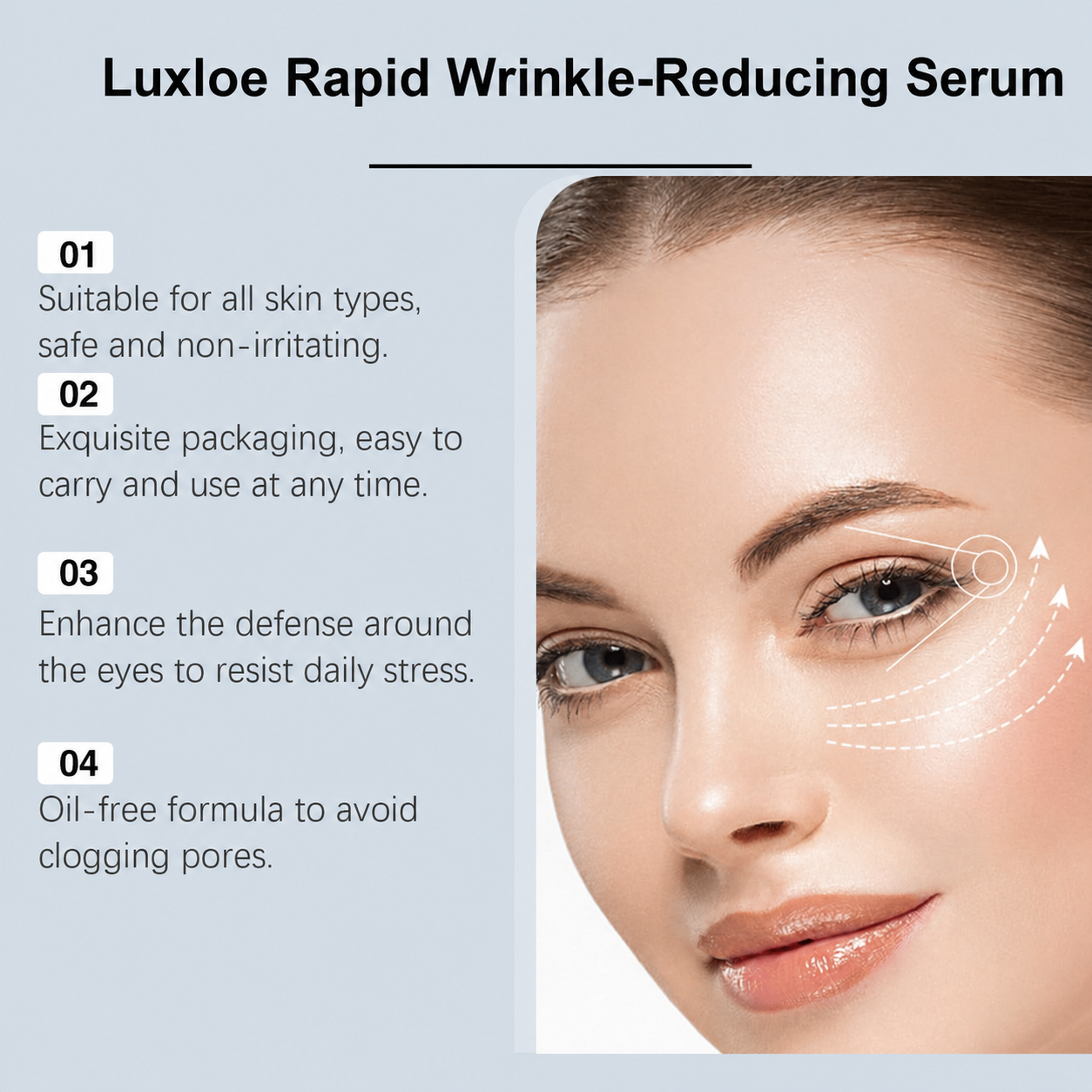 Luxloe™ Instant Face Temporary Tightener – Instant visible results in 30 seconds
