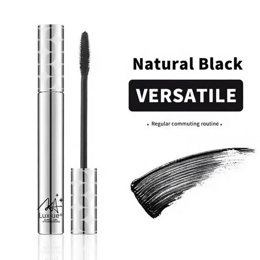 Luxlue 24H Waterproof Volumizing Mascara – Long-Lasting Thick & Defined Lashes, Smudge-Proof & Sweat-Proof Lash Lift Effect
